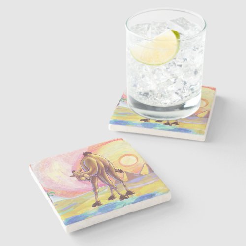 Camel Gifts  Accessories Stone Coaster
