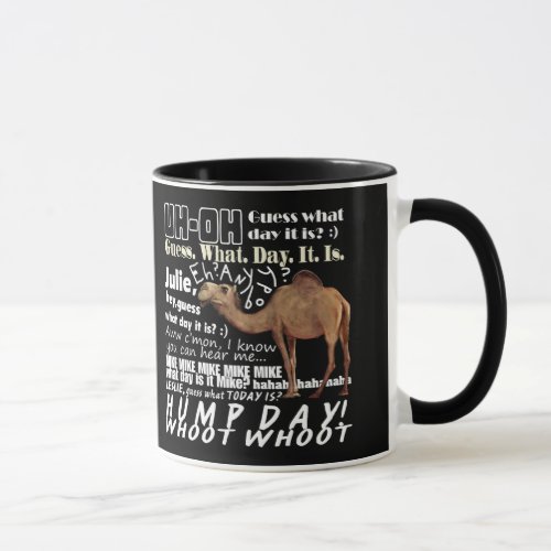 Camel Guess What Day Mug