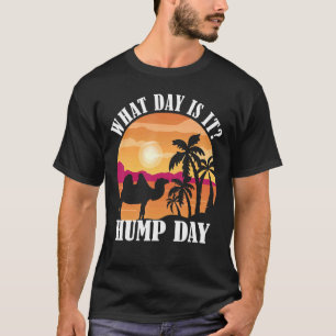 Camel  Hump Day Camel Sunset Palm Tree Hump Day T-Shirt