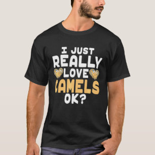 Camel In Heart I Love Camels Ok T-Shirt