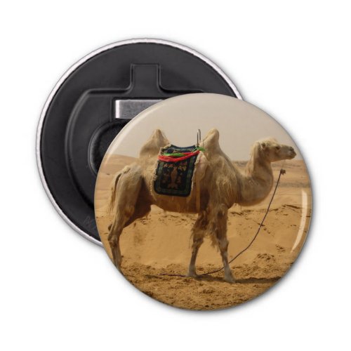 Camel in the desert bottle opener