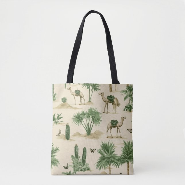 "Camel Journey Tote Bag" Bag (Front)