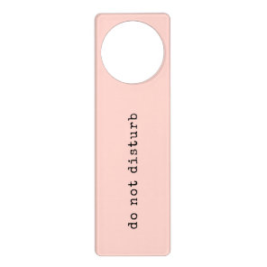 Camel Minimal Typewriter | do not disturb Door Hanger