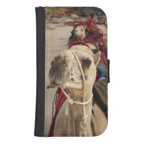 Camel on Cable Beach Broome Wallet Phone Case For Samsung Galaxy S4