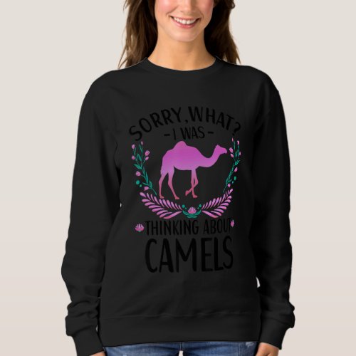 Camel Outfit For Camel  Apparel Women Girls Sweatshirt