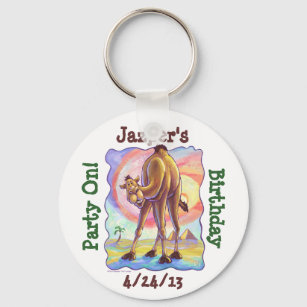 Camel Party Center Keychain