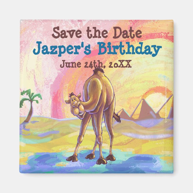 Camel Party Center Magnet (Front)