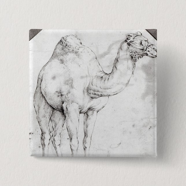 Camel Pinback Button (Front)