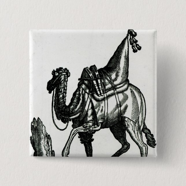 Camel Pinback Button (Front)