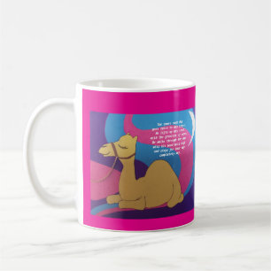 Camel poem greetings card. coffee mug