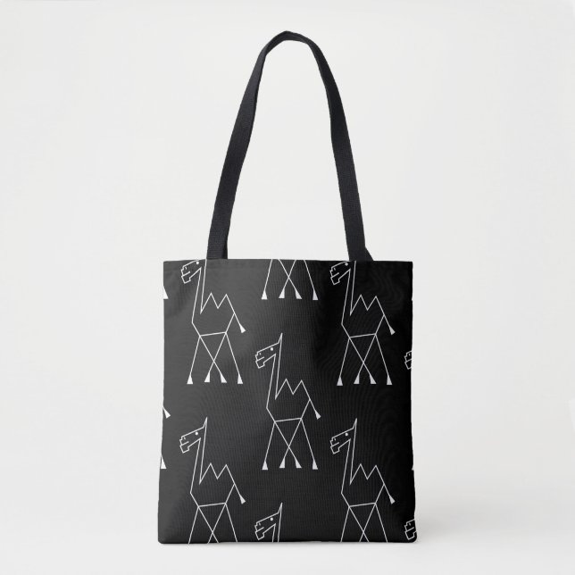 Camel Print Tote Bag (Front)