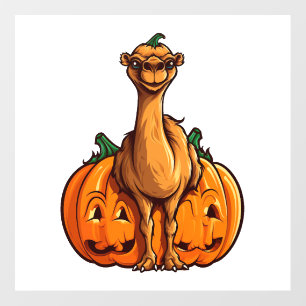 Camel Pumpkin Lazy Halloween Party Costume Kids Wall Decal