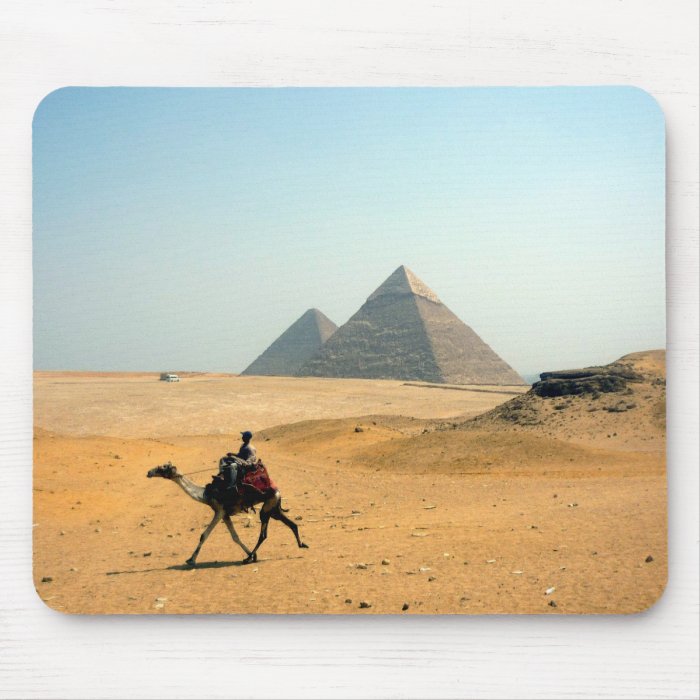 camel pyramid mouse pad