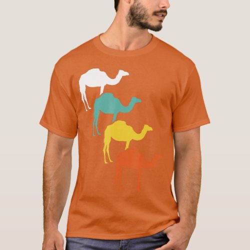 Camel Retro Vintage  T_Shirt