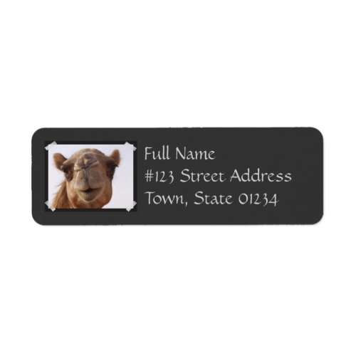 Camel Return Addres Label