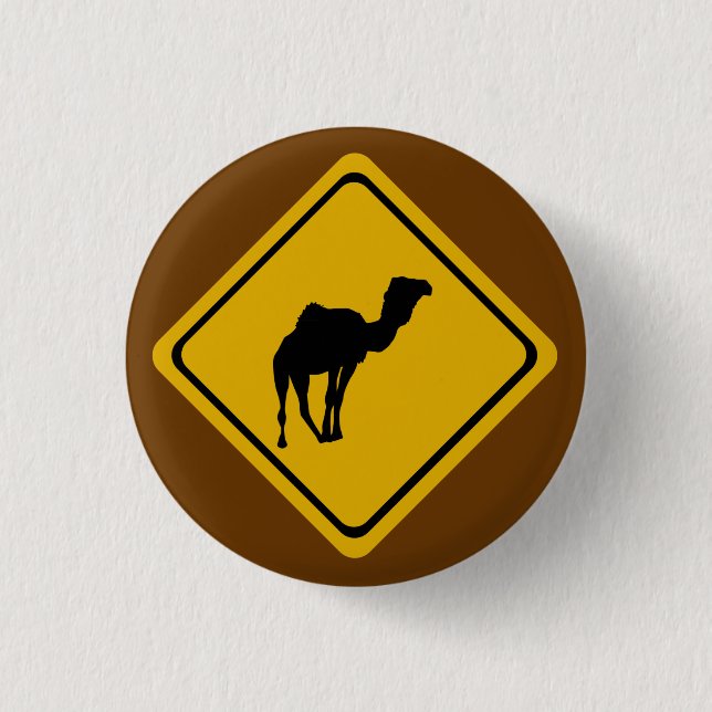 camel road sign button (Front)