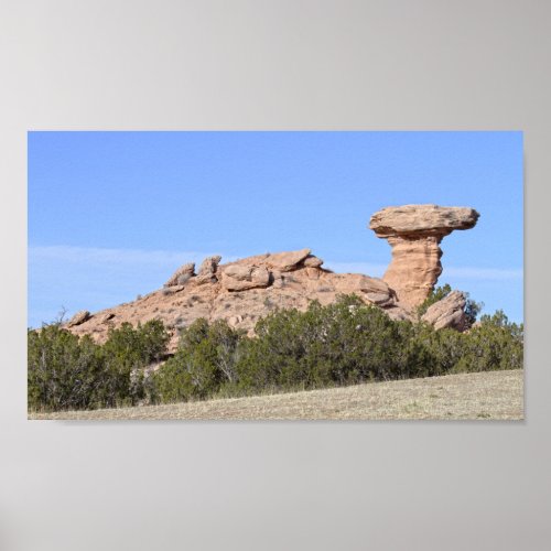 Camel Rock New Mexico Poster