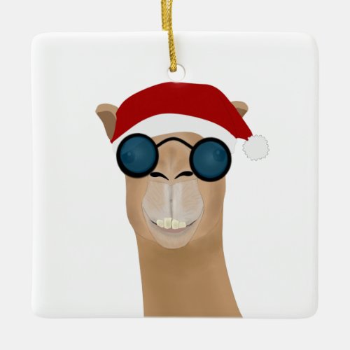 Camel Santa Ornament