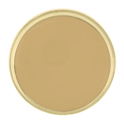 Camel_  shade of brown   gold finish lapel pin