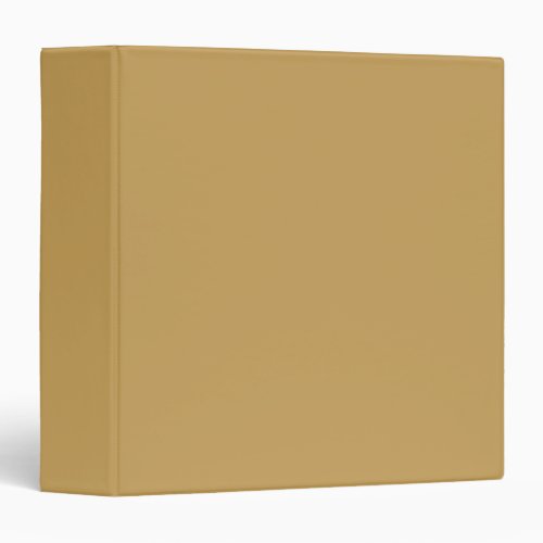 Camel_  shade of brown solid color  3 ring binder