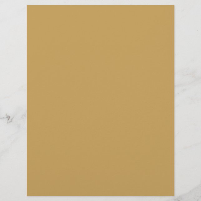 Camel-  shade of brown (solid color)  letterhead (Front)