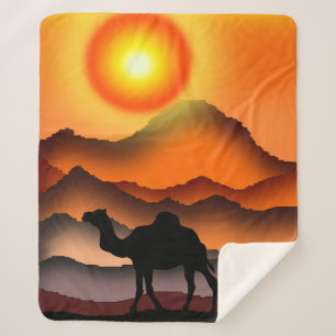 Camel Sherpa Blanket