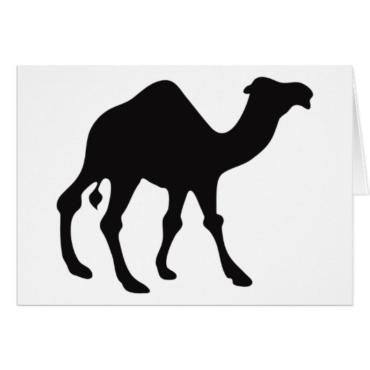 Camel Silhouette Cards (Front Horizontal)