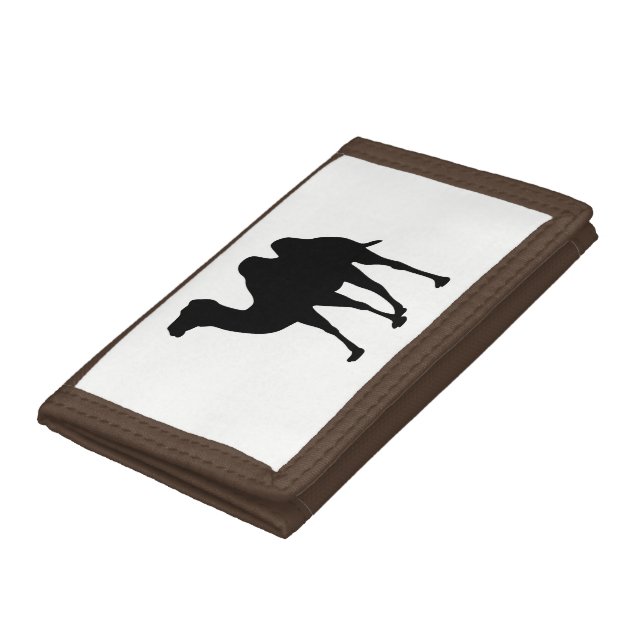 Camel Silhouette Tri-fold Wallet (Bottom)