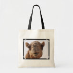 Camel Small Canvas Tote Bag