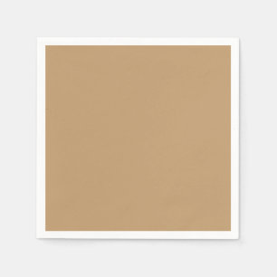 Camel Solid Color Napkins