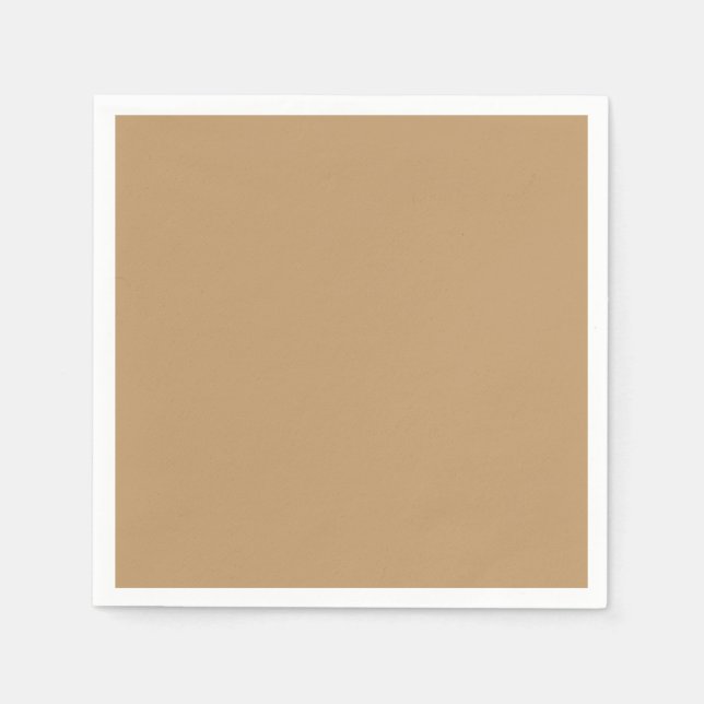 Camel Solid Color Napkins (Front)