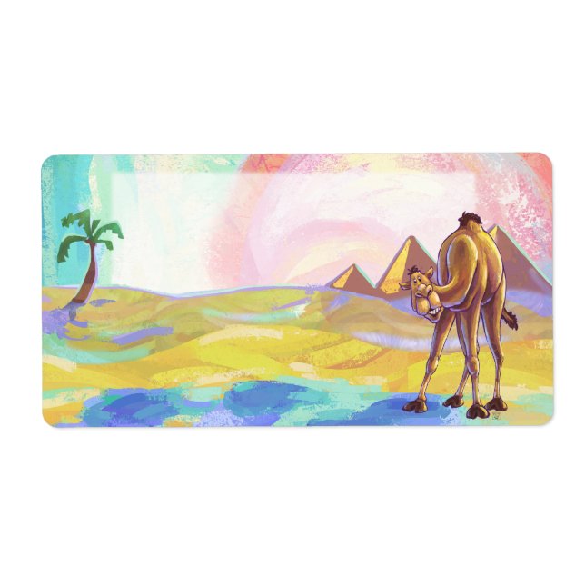 Camel Stationery Label (Front)
