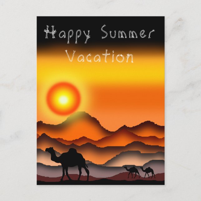 Camel Summer Card (Front)