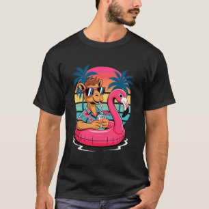 Camel Sunglasses Beach Summer Vacation Pool Float T-Shirt