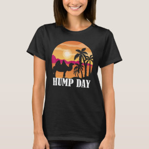 Camel Sunset Palm Tree Hump Day Hump Day Camel T-Shirt