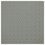 Camel Teal and Grey Circles Tile Pattern Fabric