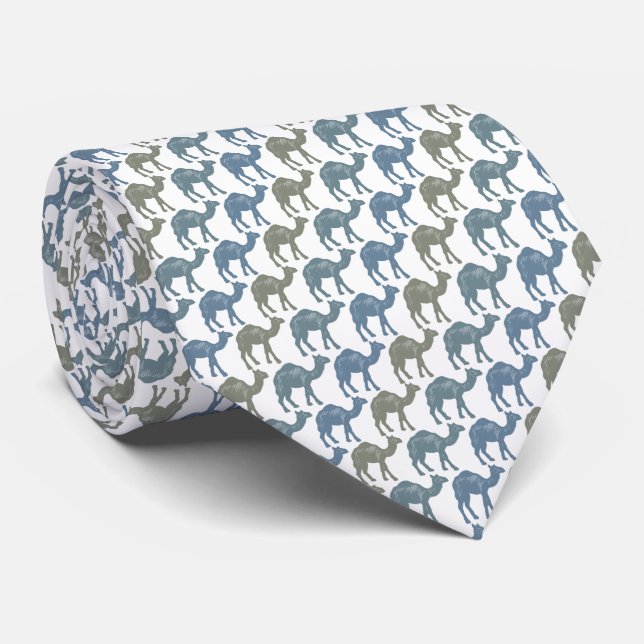 Camel Tie Customize Background Color (Rolled)