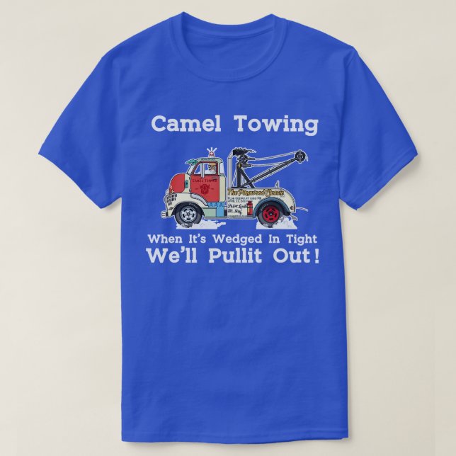 Camel Towing Funny Adult Humor Rude 2023 For Men Q T-Shirt (Design Front)