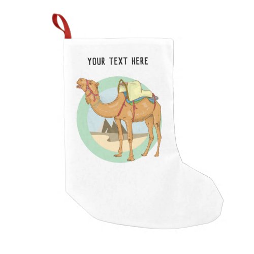 Camel Trek Cairo Small Christmas Stocking