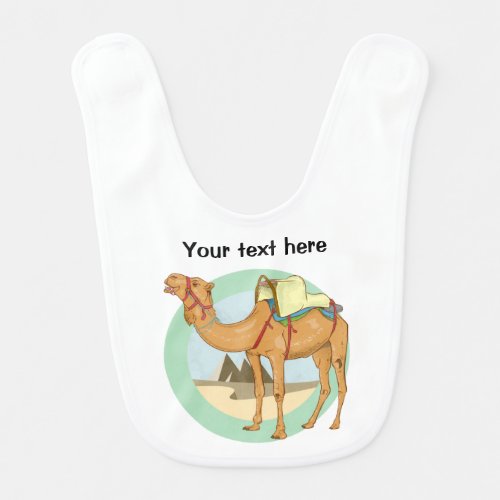 Camel Trek Egypt Baby Bib