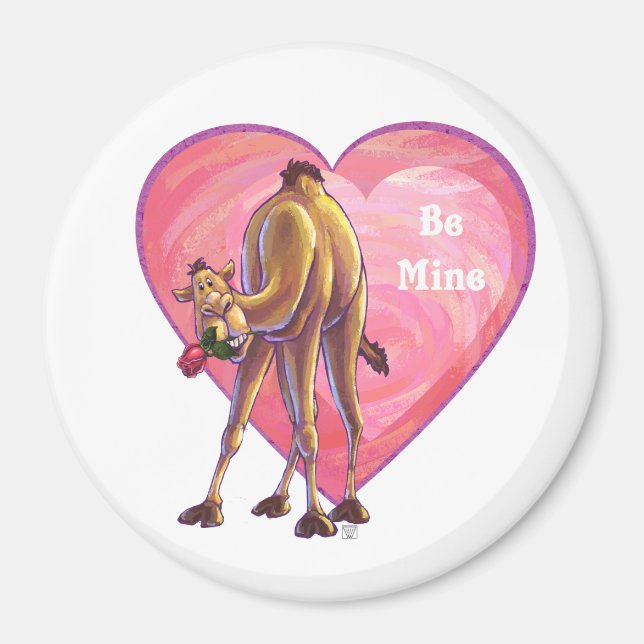 Camel Valentine's Day Magnet (Front)