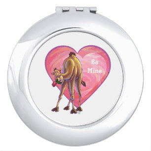 Camel Valentine's Day Makeup Mirror
