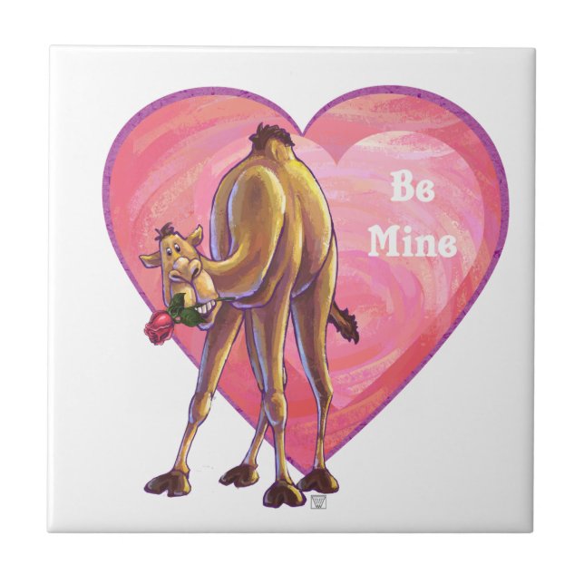 Camel Valentine's Day Tile (Front)