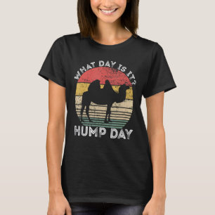 Camel Vintage Retro What Day Is It Hump Day Camel T-Shirt