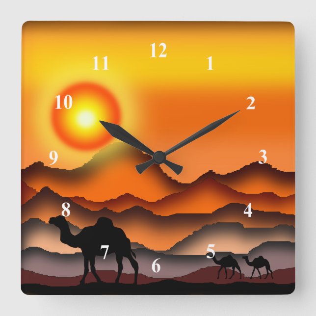 Camel Wall Clock (Front)