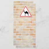 Camel warning sign (Front/Back)