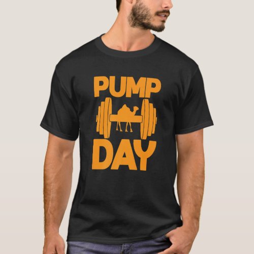 Camel Weight Lifter Hump Day Workout u2013  Pump D T_Shirt