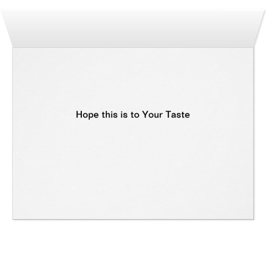 Camel Wine Tasting Card (Inside Horizontal (Bottom))