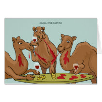 Camel Wine Tasting Card