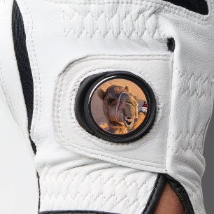Camel with a funny facial expression - Oman Golf Glove